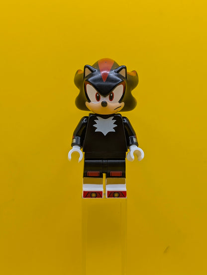 Shadow the Hedgehog son012 Closed Mouth Sonic The Hedgehog Lego Minifigure