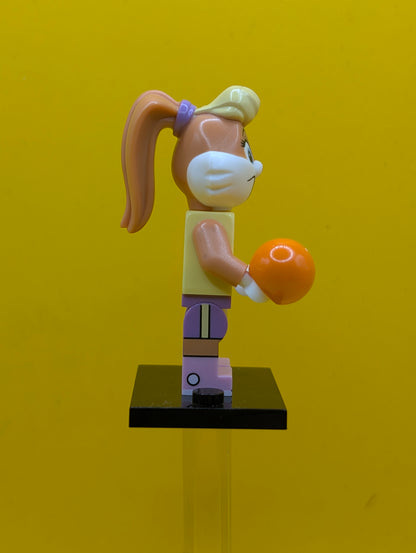 Lola Bunny collt-1 (Complete Set with Stand and Accessories) CMF Lego Minifigure