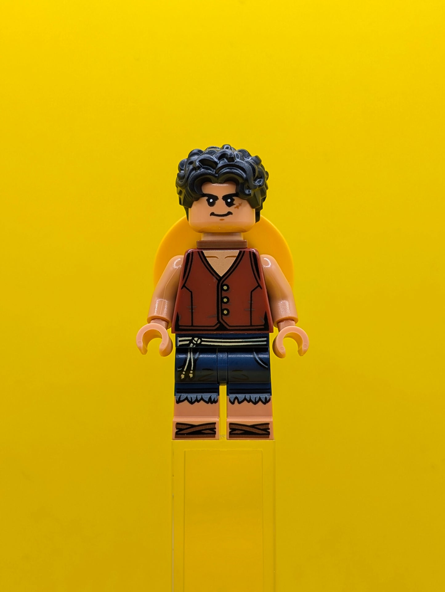 Monkey D. Luffy op007 Red Shirt One Piece Lego Minifigure