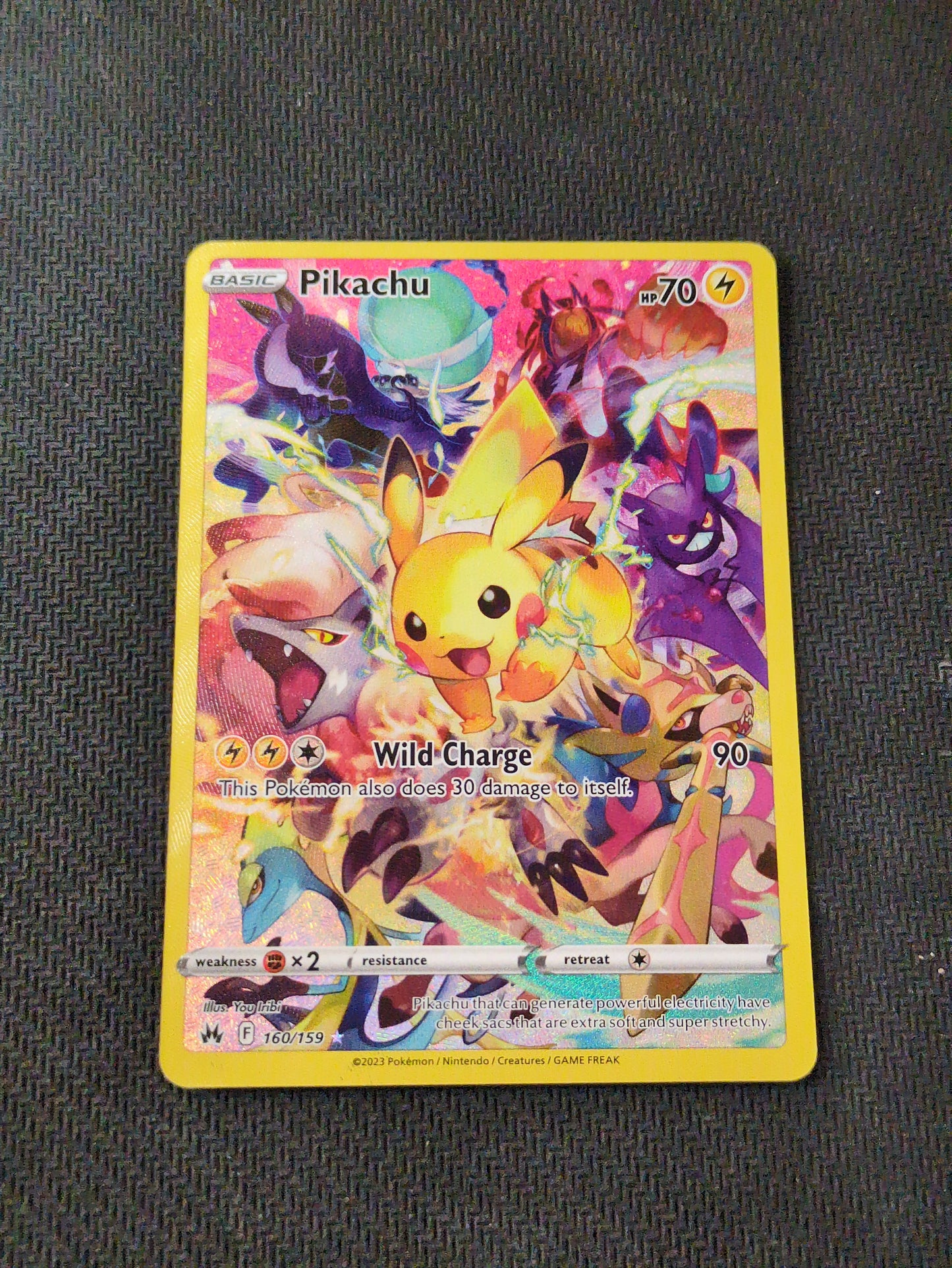 Pikachu (Secret) #160/159 - Crown Zenith