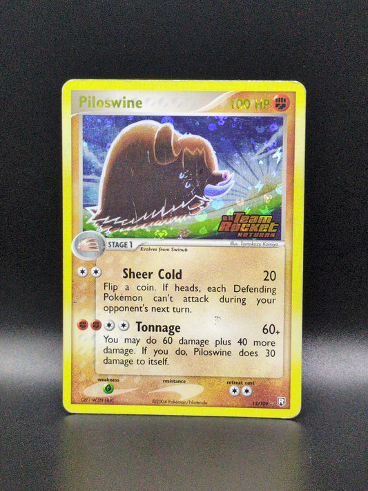 #13/109 Piloswine (Reverse Holofoil Stamped) EX Team Rocket Returns