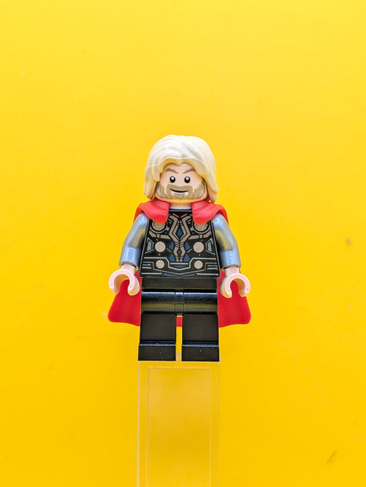 Thor sh0972 Flexible Rubber Cape, Black Legs, Tousled Hair Marvel Lego Minifigure