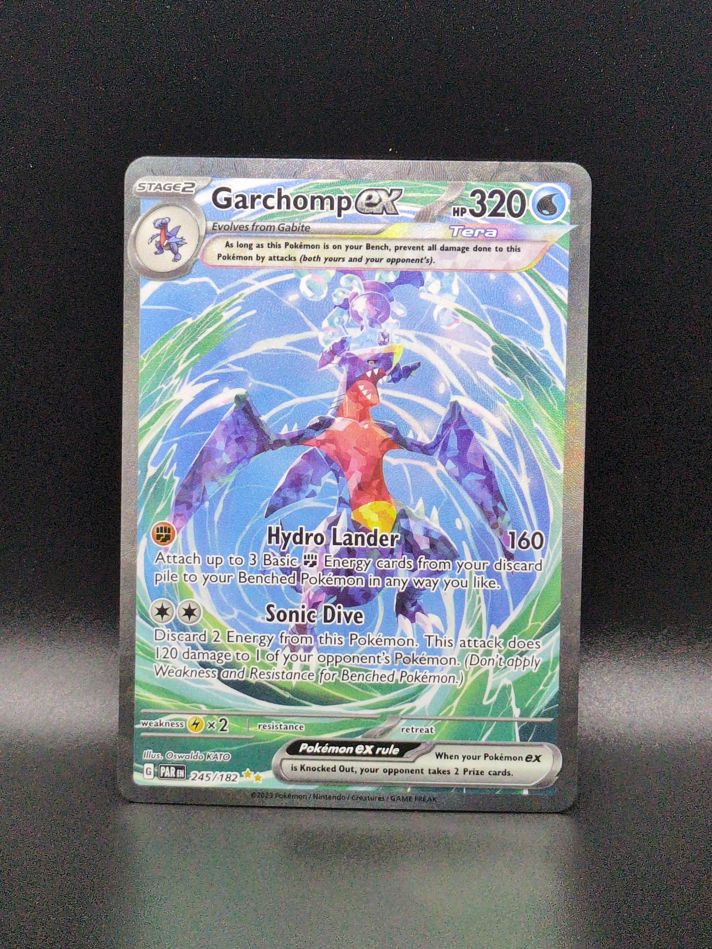 Garchomp ex (Special Illustration Rare) #245/182 - Paradox Rift
