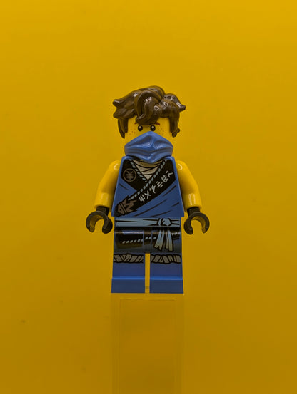 Jay njo0576a Legacy, Rebooted, Ninjago Logogram 'MASTER' on Torso, Hair Ninjago Lego Minifigure