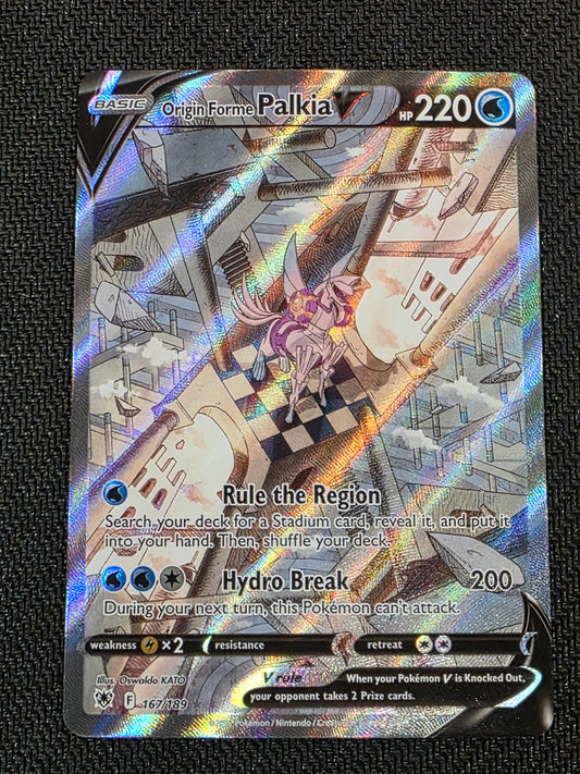 #167/189 Origin Forme Palkia V (Alternate Full Art) SWSH10: Astral Radiance