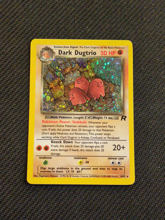 #06/82 Dark Dugtrio (6) Team Rocket
