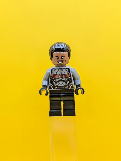 Falcon sh0503 Dark Bluish Gray and Black Suit Lego Minifigure