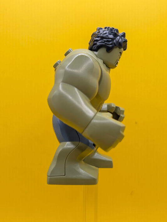 Hulk sh0966 Giant, Sand Blue Pants with Lavender Panels, Raging Marvel Lego Minifigure