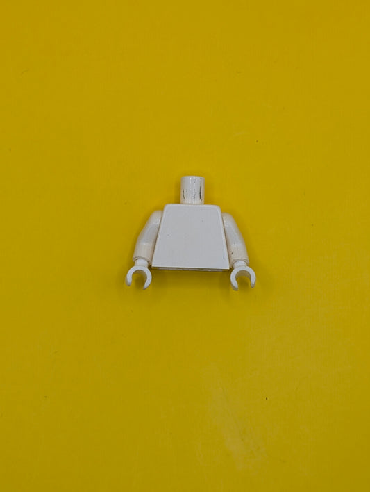 Torso Plain  / White Arms / White Hands 973c000 Lego