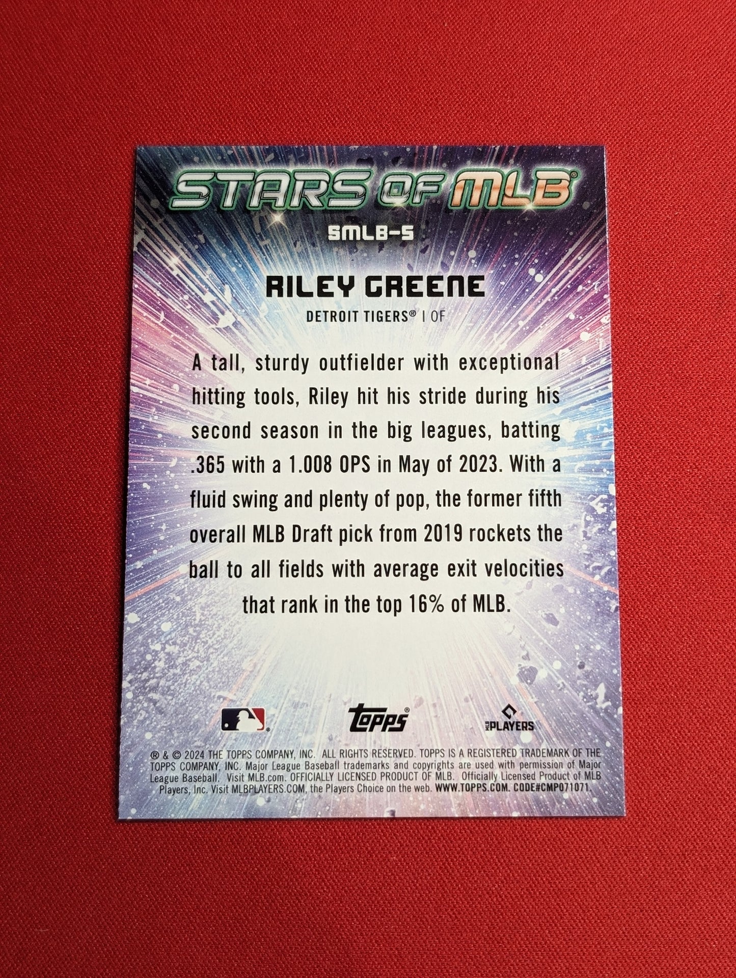 Riley Greene #SMLB-5