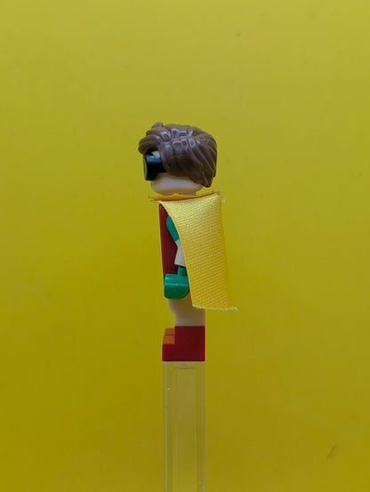 Robin sh0315 Green Glasses, Smile / Scared Pattern DC Lego Minifigure