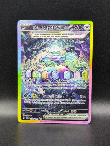 #170/142 Terapagos ex Special Illustration Rare Stellar Crown