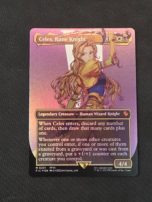 #0201 Celes, Rune Knight (Foil) Final Fantasy Commander