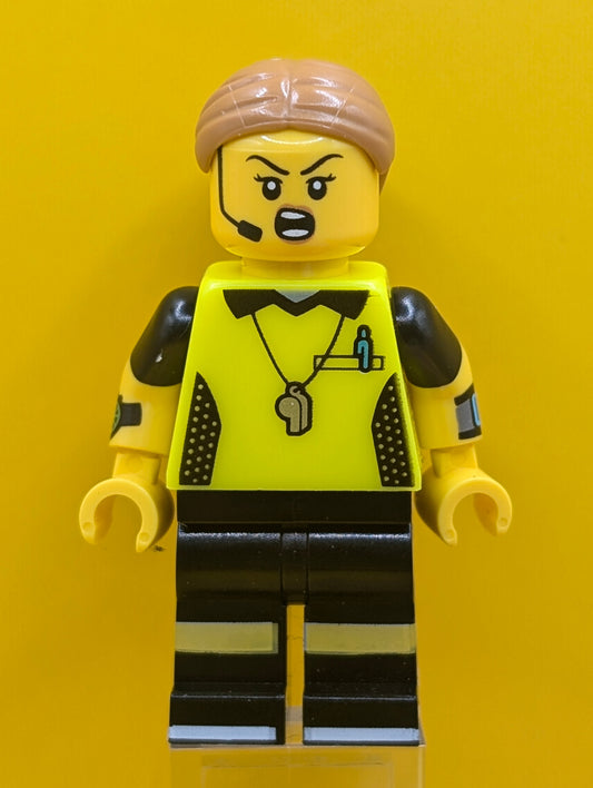 Football Referee col411 Series 24 (minifigure only without stand or accessories) CMF Minifigure Lego