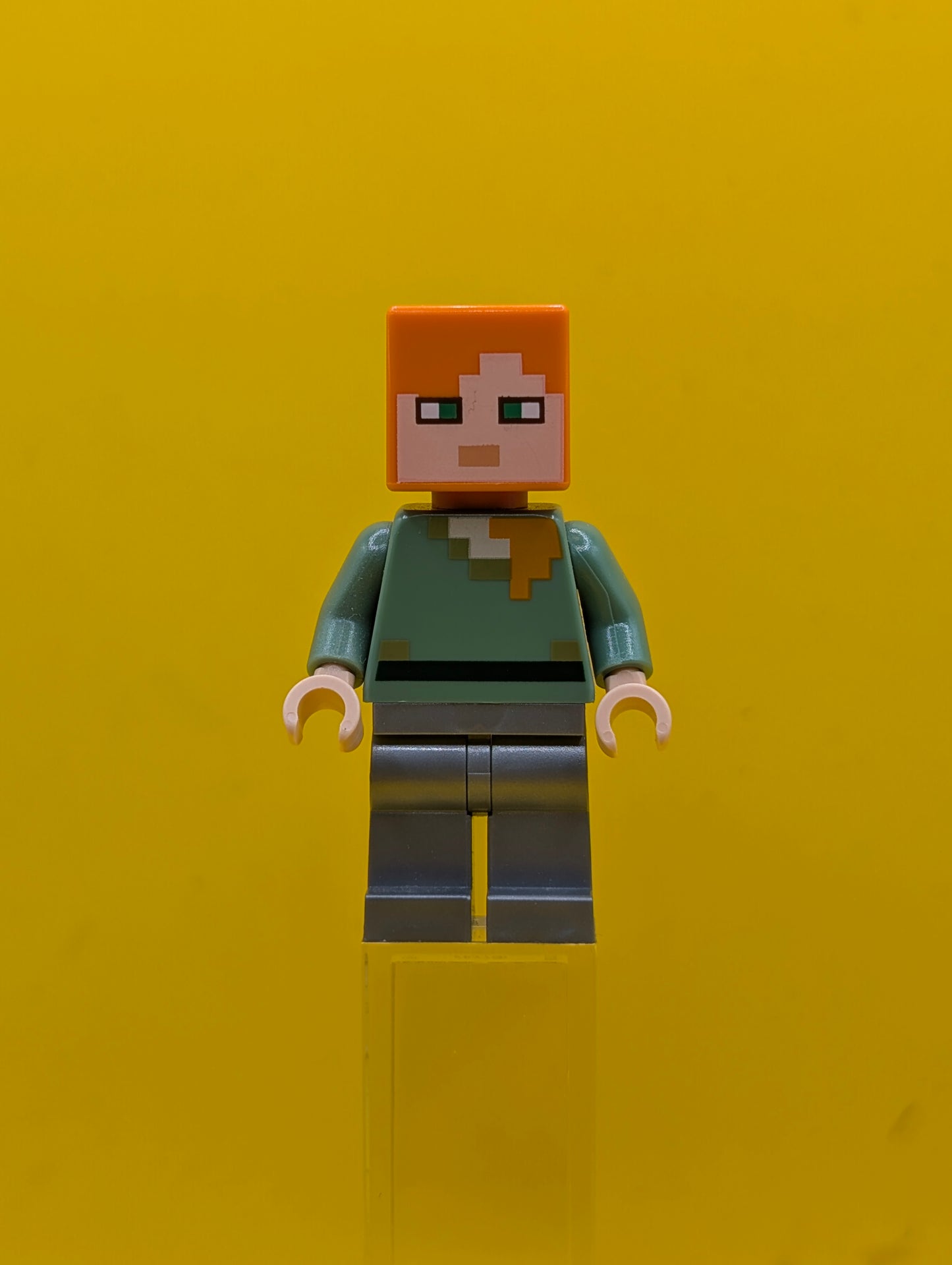 Alex min026 Flat Silver Legs Minecraft Lego Minifigure