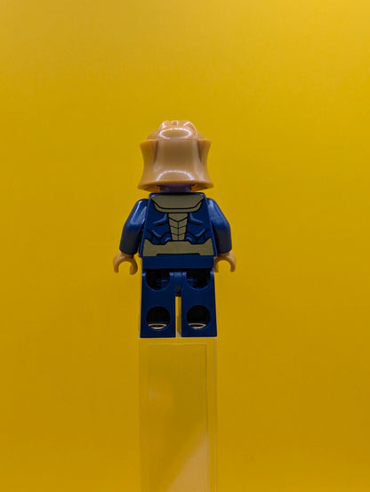 Thanos sh0613 Dark Blue Legs Printed Dark Blue Arms Pearl Gold Helmet Minifigure Lego