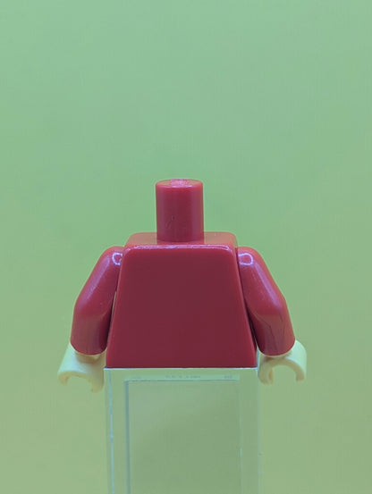 973px52c02 Torso Divers Submarine Logo Pattern / Red Arms / Yellow Hands Lego