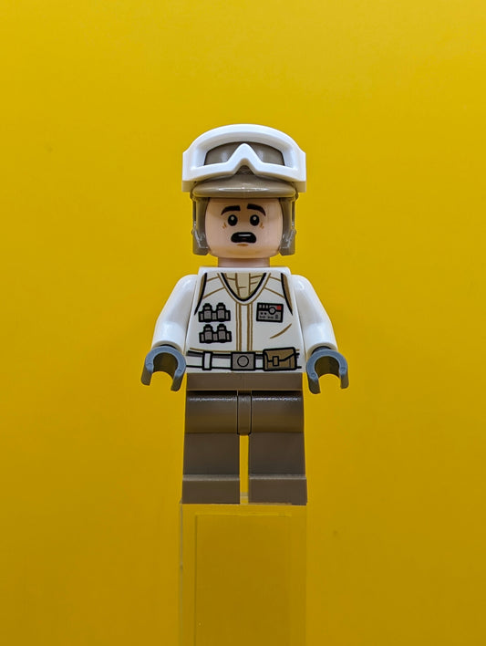 Hoth Rebel Trooper sw1016 White Uniform Star Wars Minifigure Lego