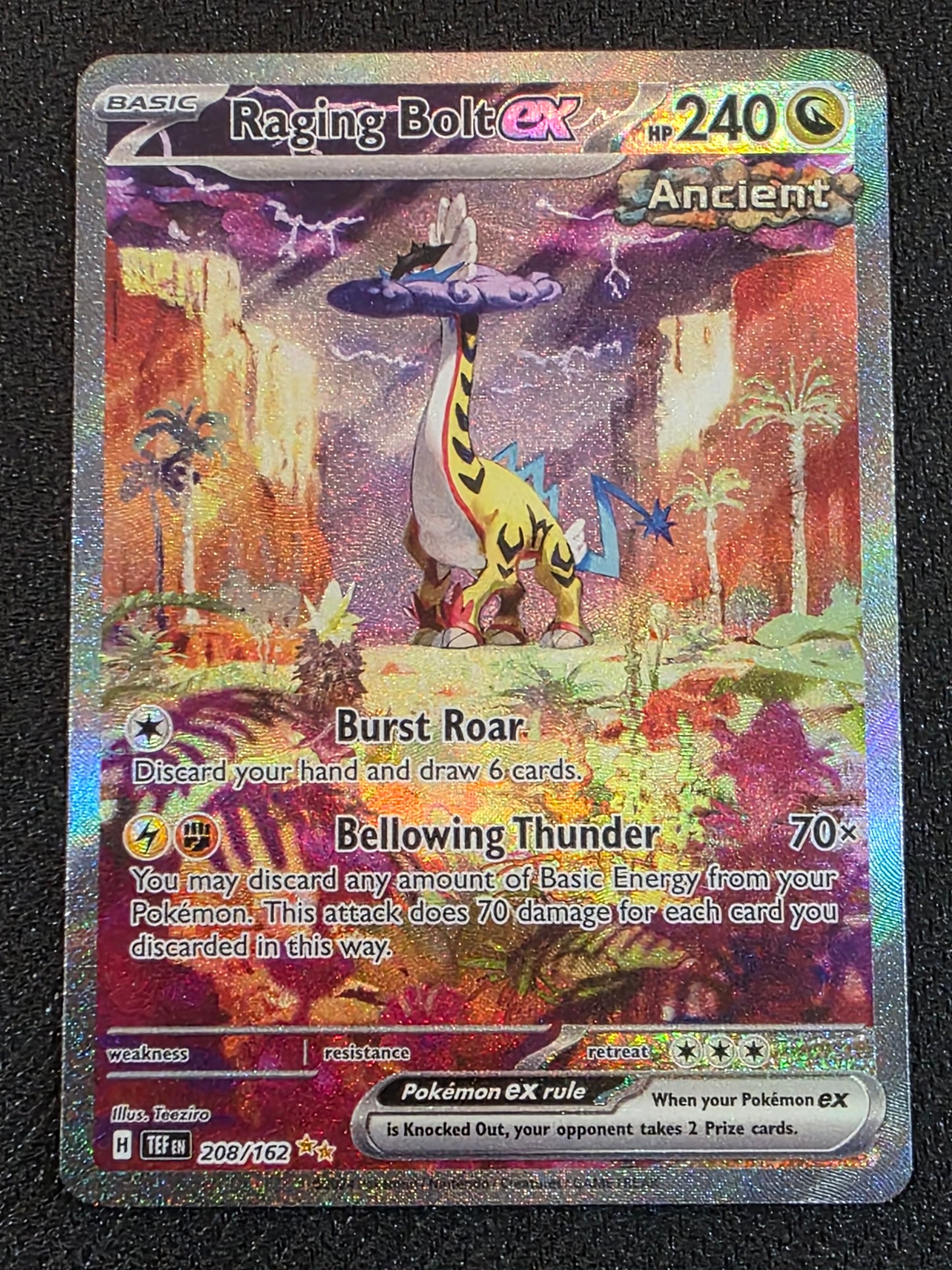 #208/162 Raging Bolt ex SV05: Temporal Forces