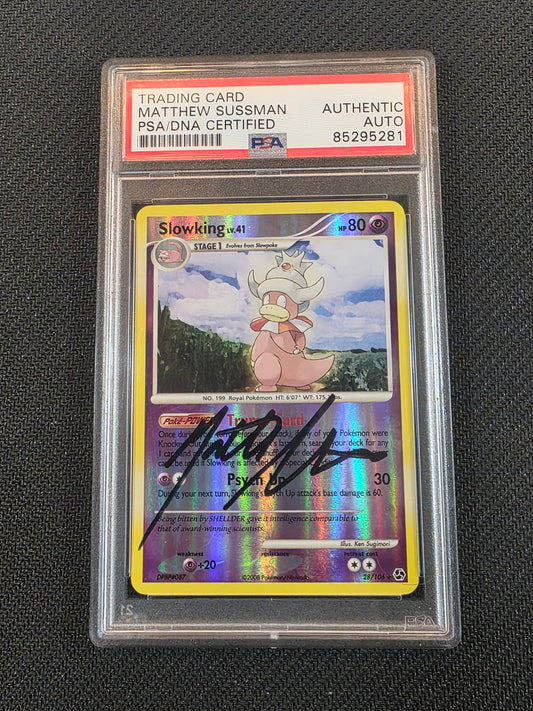 Slowking Matthew Sussman Authentic Auto