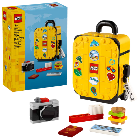 40817 Yellow Travel Suitcase Lego Set