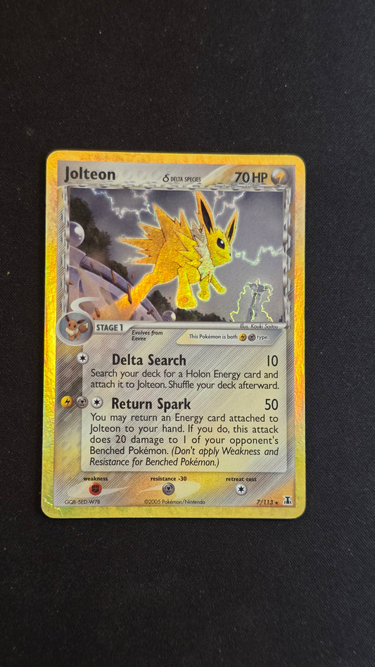 Jolteon (Holo) #7/113 -EX Delta Species