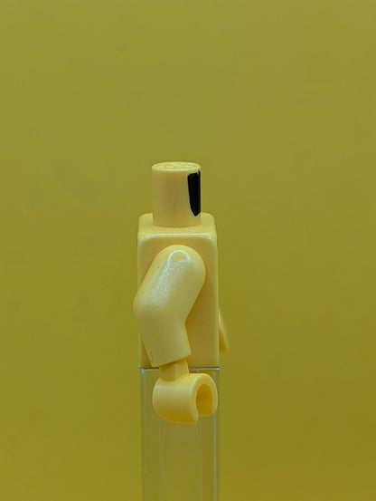 973pb1916c01 Torso Ninjago Bare Chest Muscles, Purple Snake Tattoos, Snake Buckle, Shoulder Strap Pattern / Yellow Arms / Yellow Hands Lego
