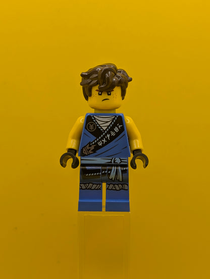 Jay njo0576a Legacy, Rebooted, Ninjago Logogram 'MASTER' on Torso, Hair Ninjago Lego Minifigure