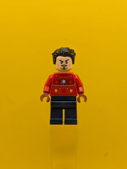Tony Stark sh0760 Christmas Sweater Marvel Lego Minifigure