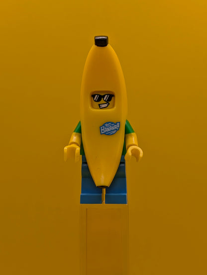Banana Guy col16-15 Series 16 (Complete Set with Stand and Accessories) Lego Minifigure