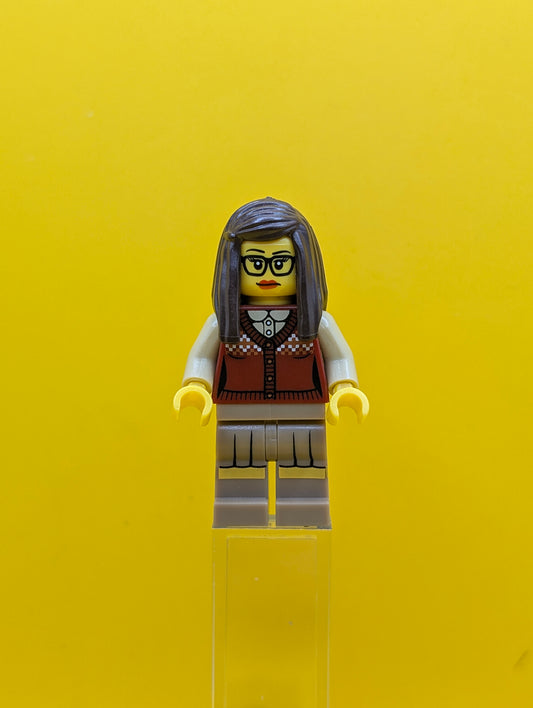 Librarian col145 Series 10 (Minifigure Only without Stand and Accessories) Collectable Minifigure Series Lego Minifigure