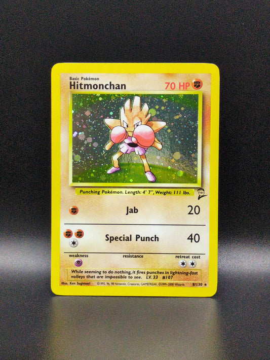 Hitmonchan #8/130 - Base Set 2