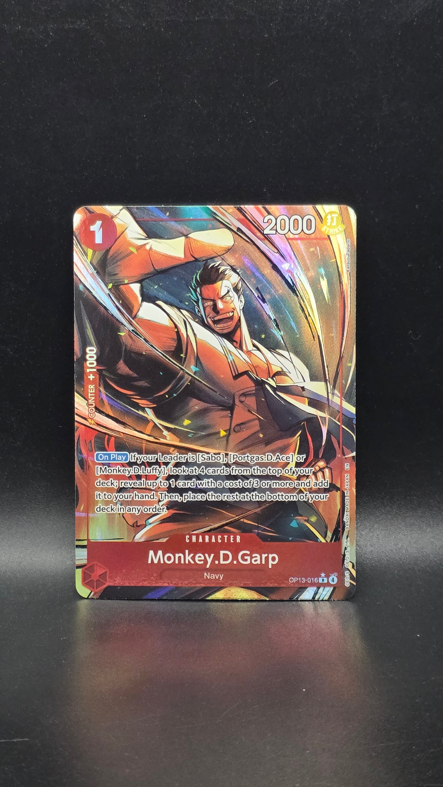 Monkey.D.Garp (Alternate Art) OP13-016 One Piece