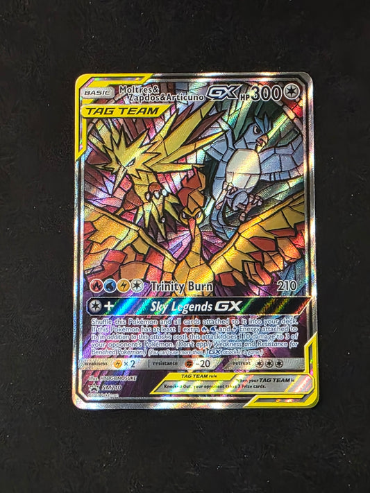 Moltres & Zapdos & Articuno GX #SM210 Black Star Promo