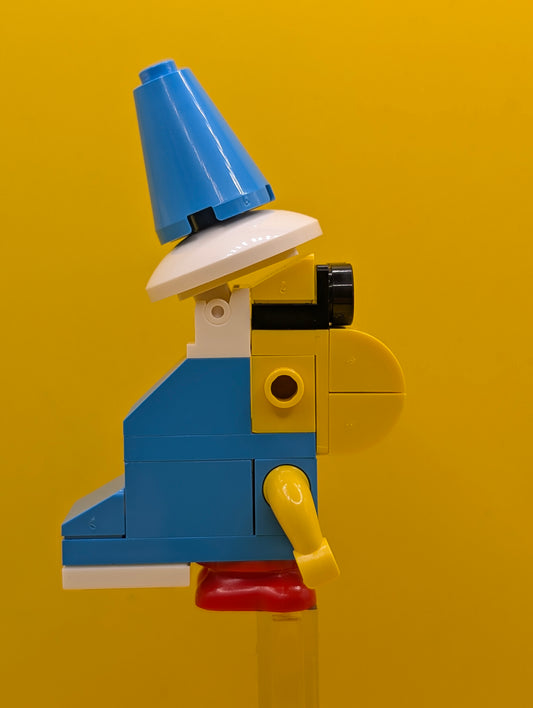 Kamek mar0185 Open Mouth, Red Tongue Super Mario Lego Minifigure