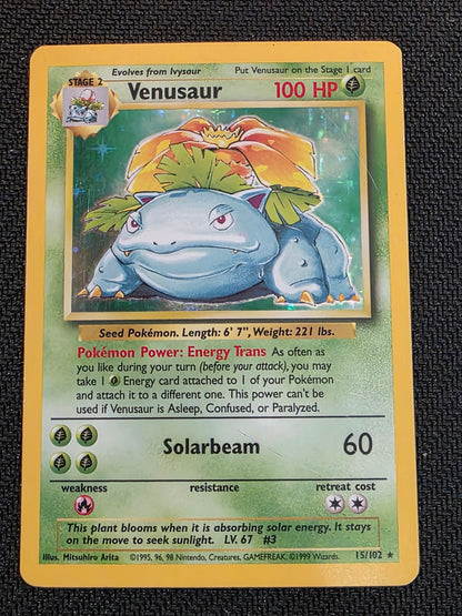 #015/102** Venusaur Base Set