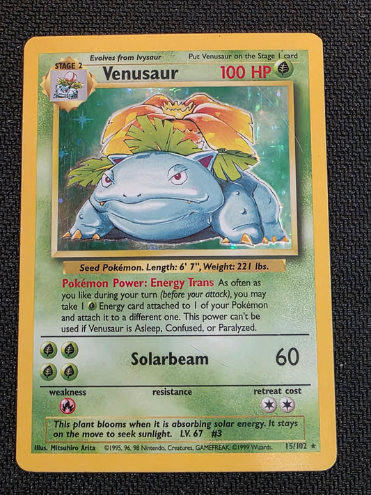 #015/102** Venusaur Base Set