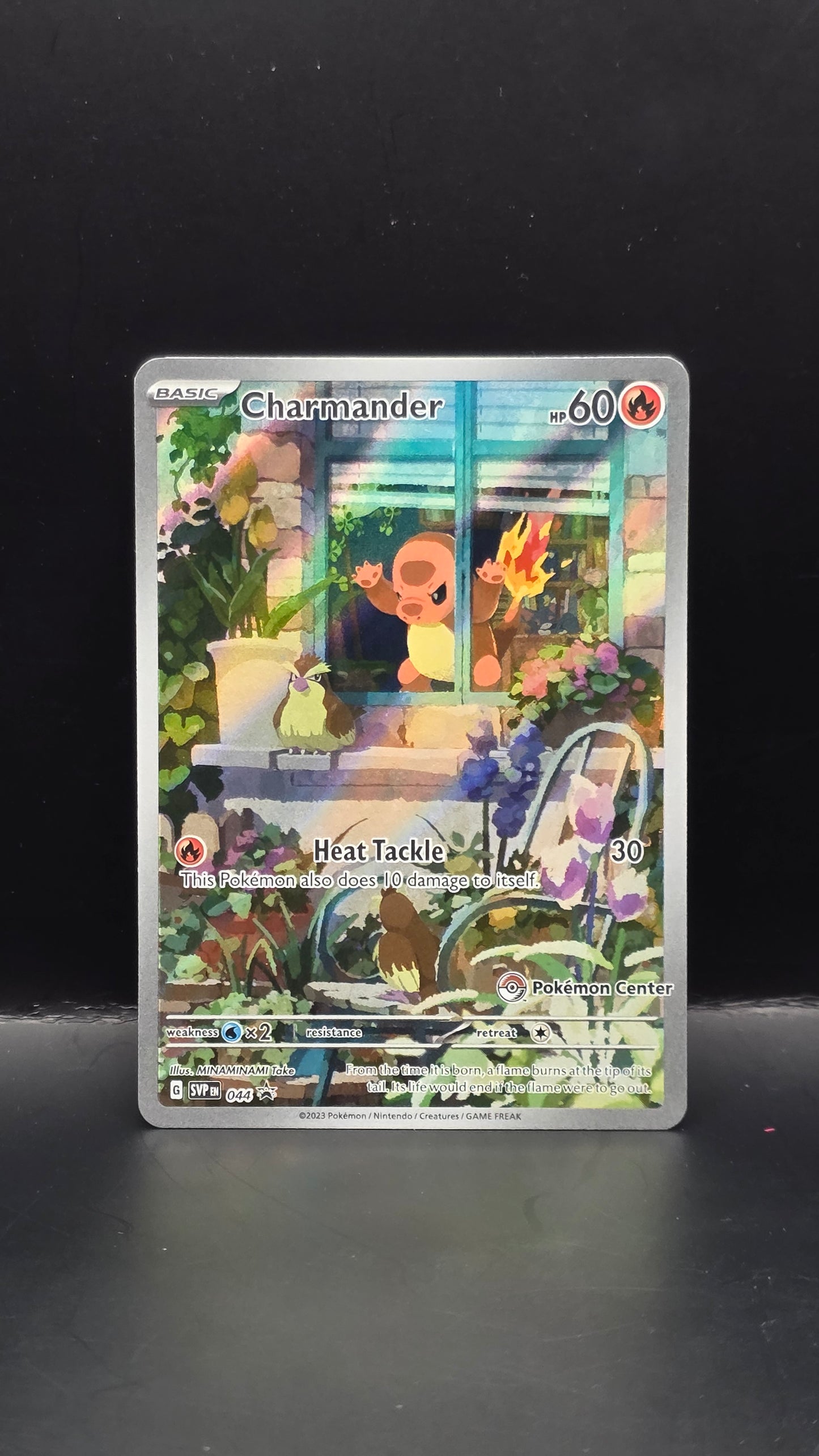 Charmander (Pokemon Center Stamp) #044 -Scarlet and Violet Promo