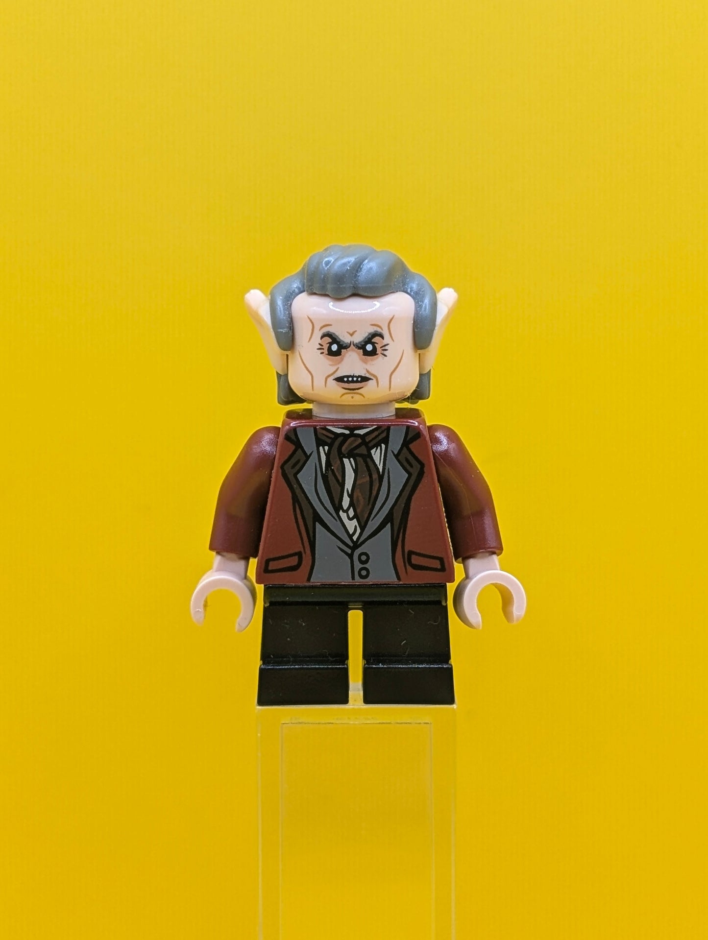 Griphook hp318 Dark Red Jacket Dark Bluish Gray Vest Harry potter Minifigure Lego