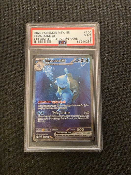 #200/165 Blastoise Ex 151 PSA 9