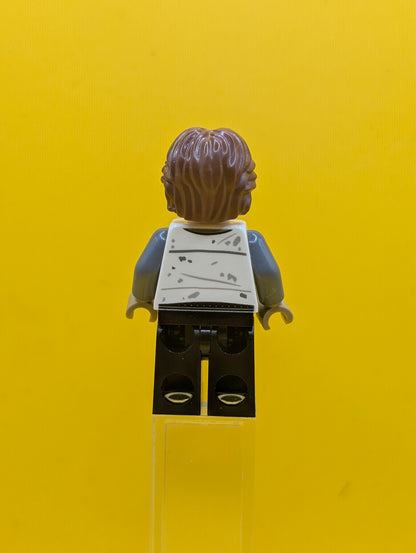 Han Solo sw0915 White Jacket, Black Legs with Dirt Stains Star Wars Lego Minifigure