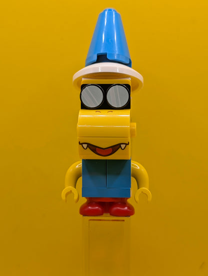 Kamek mar0185 Open Mouth, Red Tongue Super Mario Lego Minifigure