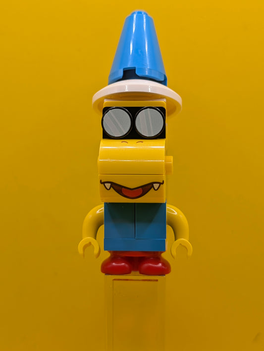 Kamek mar0185 Open Mouth, Red Tongue Super Mario Lego Minifigure