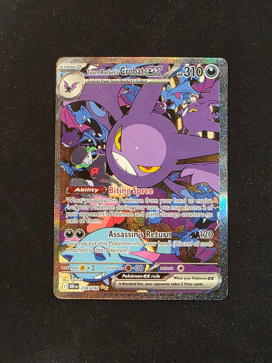 Team Rocket's Crobat Ex #234/182 Destined Rivals