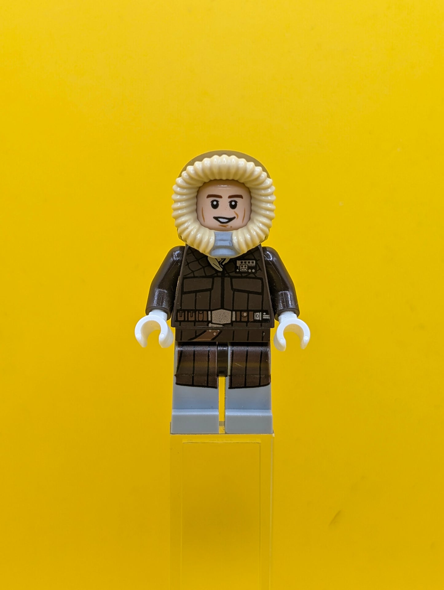 Han Solo sw0709 Parka, Dark Brown Coat (Hoth) Star Wars Lego Minifigure