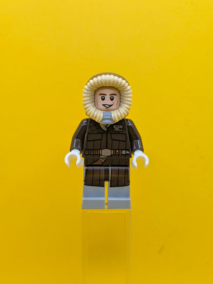 Han Solo sw0709 Parka, Dark Brown Coat (Hoth) Star Wars Lego Minifigure