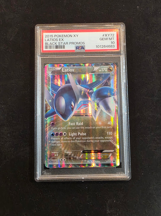 #XY72 Latios Ex Promo PSA 10