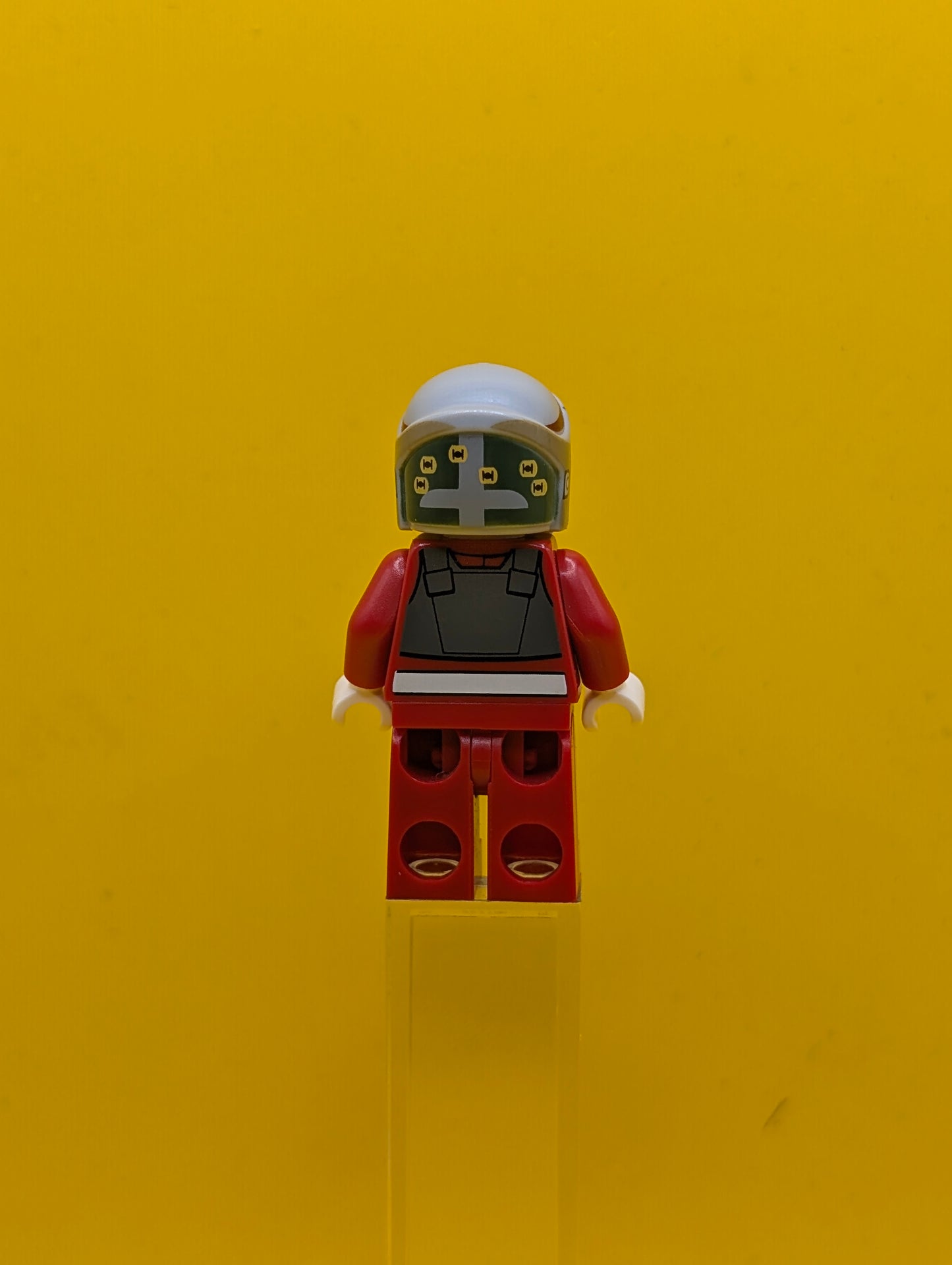 Rebel Pilot A-wing sw0757 (Open Helmet, Red Jumpsuit) Star Wars Lego Minifigure