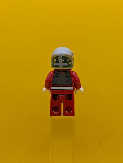 Rebel Pilot A-wing sw0757 (Open Helmet, Red Jumpsuit) Star Wars Lego Minifigure