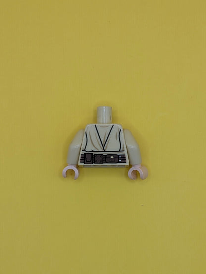 Torso SW Layered Shirt, Reddish Brown Undershirt, Reddish Brown Belt with Large Buckle Pattern / Tan Arms / Light Nougat Hands 973pb1584c01 Lego